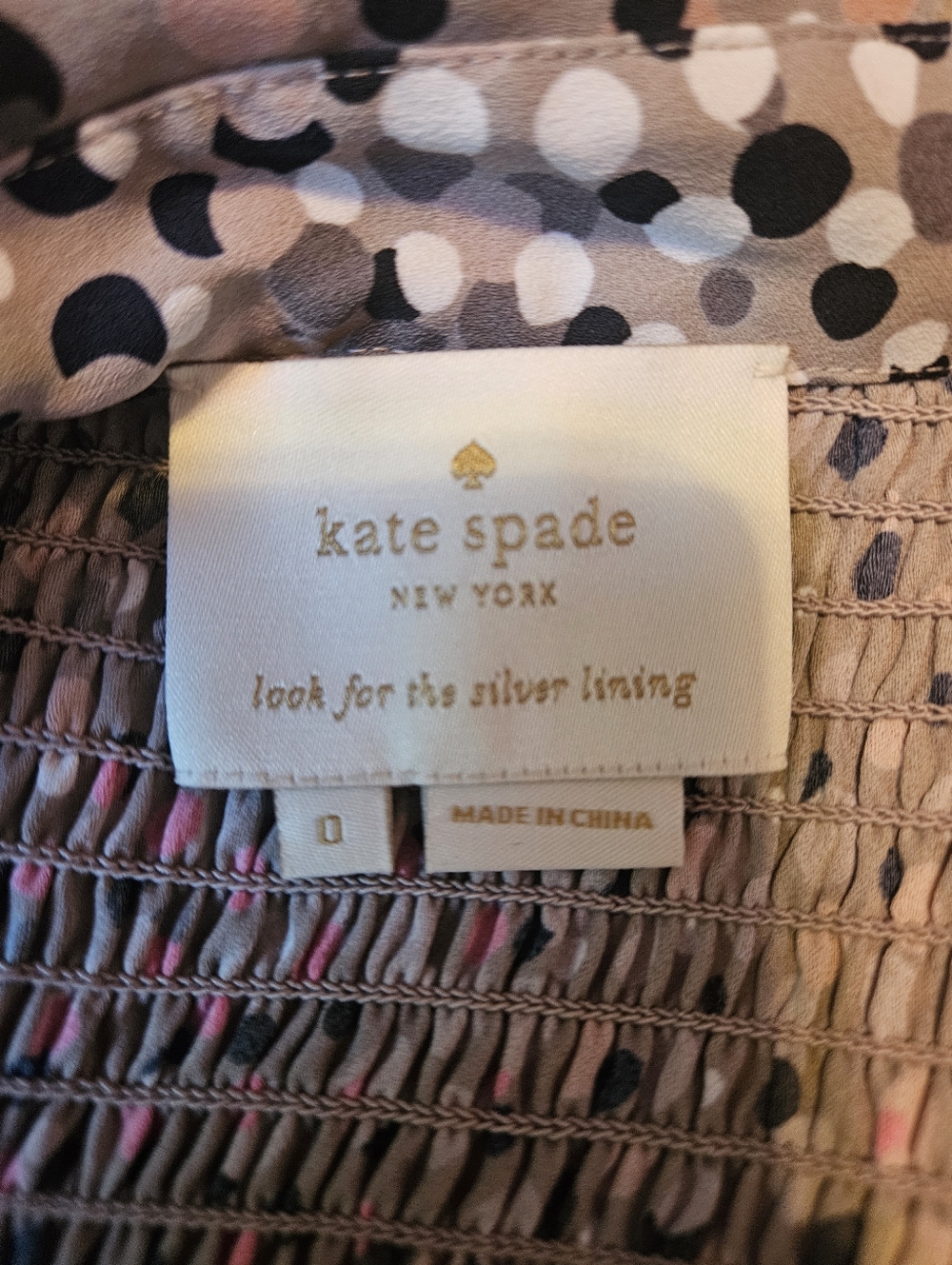 Kate Spade Soiree Polka Dot Shirt Dress  💕 Size 0 - Picture 8 of 8